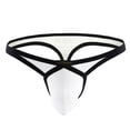 thumbnail image 1 of Xijirk Mens Underwear,Briefs Low Rise Nylon Breathable Solid Color Fabric Pouch Shorts Trendy Daily Comfort Style Fit,Men's Underwear,White,XL, 1 of 3