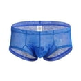 thumbnail image 1 of Xijirk Mens Underwear,Strap Briefs Fashion Lace Lingerie Style Soft Daily Comfort Unique Design Lightweight Breathable Wear,Men's Underwear,Blue,L, 1 of 3