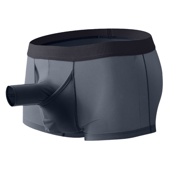 Xijirk Mens Underwear,Thin Breathable Support Underwear with Pouch Design and Separate Construction for Enhanced Comfort Freedom and All Day Wear,Men's Underwear,Grey,3XL