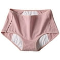 thumbnail image 1 of Panties for Women,Elongated Crotch Plus Size High Waisted Briefs with Belly Control and Breathable Comfort,Womens Underwear,Light Pink,XL, 1 of 2