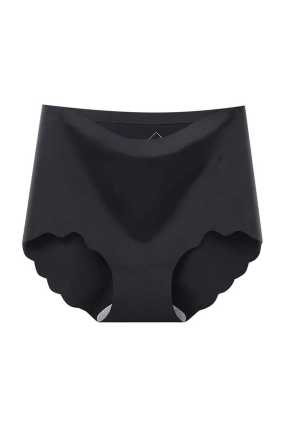 Panties for Women,Plus Size High Waist Menstrual Pants Front Back Leak Resistant Sanitary Underwear Comfortable Absorbent Fit,Womens Underwear,Black,45-55KG