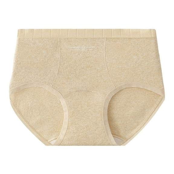 Xijirk Panties for Women,High Waisted Briefs Soft Belly Control Tummy Tucking Panties With Extended Crotch for Comfort,Womens Underwear,XL,Khaki