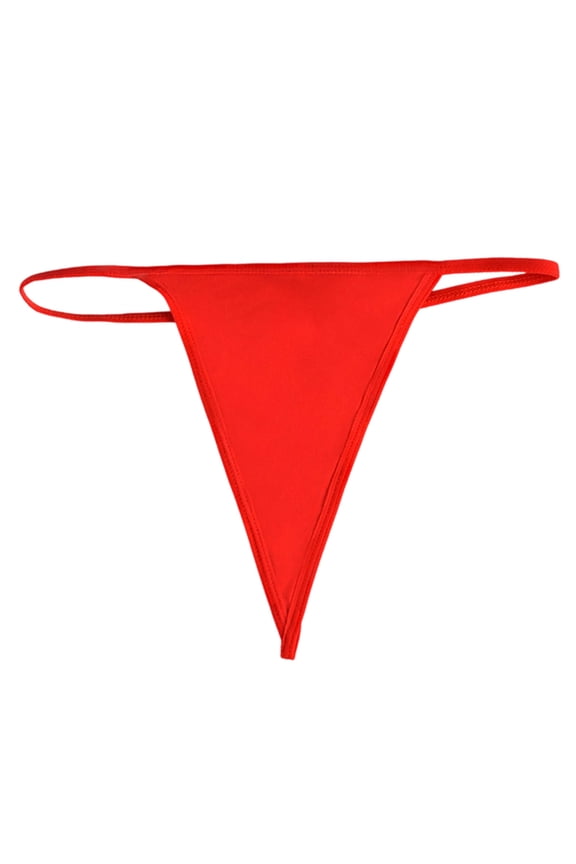 Panties for Women,Seamless G String Panties Breathable Comfort Underwear Lingerie for Everyday Casual Wear,Womens Underwear,Red,L