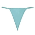 thumbnail image 1 of Xijirk Panties for Women,Seamless G String Panties Breathable Comfort Underwear Lingerie for Everyday Casual Wear,Womens Underwear,Sky Blue,S, 1 of 3
