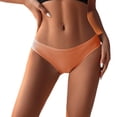 thumbnail image 1 of Xijirk Panties for Women,Striped Low Waist Briefs Colorful Fashion Panties Comfortable Underwear for Everyday Wear,Womens Underwear,S,Orange, 1 of 6
