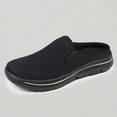thumbnail image 1 of Xijirk Sandals Women Soft Knit Mesh Casual Backless Mules, Textured Tread Flat Sole Daily and Beach Wear,7.5, 1 of 8