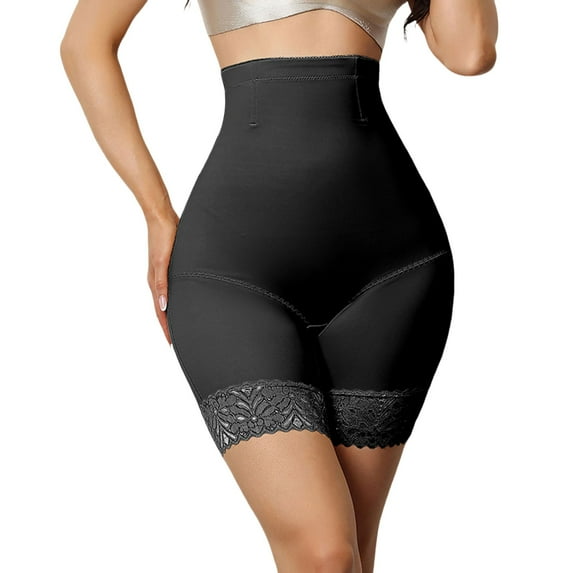 Xijirk Shapewear for Women,Womens High Waist Shaping Panties Seamless Body Shaping Garments Leggings Style Tummy Control Panties for Smoothing and All Day Comfort,Black,2XL