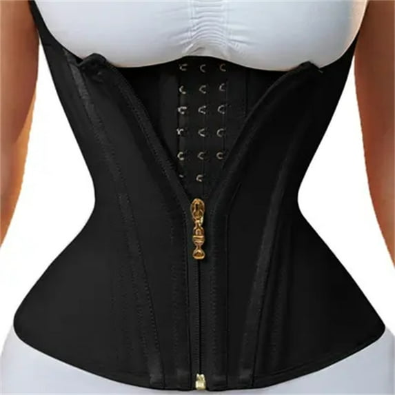 Xijirk Shapshe-Waist Shapewear for Women Tummy Control Girdle Workout Shapewear with Adjustable Shoulder Strap Black,Size M