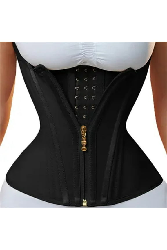 Shapshe-Waist Shapewear for Women Tummy Control Girdle Workout Shapewear with Adjustable Shoulder Strap Black,Size XS