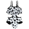 thumbnail image 1 of Xijirk Swimsuits for Girls Sports Tankini Cow Print Swimwear Swimwear Bikini ,Swimsuit Girls,Size 12-13 Years, 1 of 5
