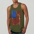 thumbnail image 1 of Xijirk Tank Tops Men Independence Day Tank Top Summer Sleeveless Breathable Shabby Flag Print Casual Top for Holiday,L, 1 of 5
