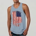 thumbnail image 1 of Xijirk Tank Tops Men Independence Day Tank Top Summer Sleeveless Breathable Shabby Flag Print Casual Top for Holiday,M, 1 of 5