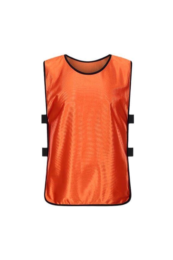 Tank Tops Men,Training Practice Vests Pinnies Scrimmage Style for Soccer Basketball Youth Adult Team Sports Sleeveless Top,Mens Tank Top,Orange,One Size