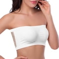 thumbnail image 1 of Xijirk Tank Tops for Women Non Padded Bandeau Bra Wire Free Strapless Convertible Bralettes Basic Tube Top Bra for Daily Wear and Light Activity,M, 1 of 7