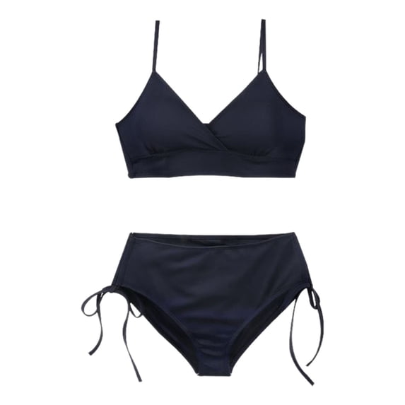 Xijirk Tankini Swimsuits for Women,Tankini Sets Two Piece Swimwear High Waisted Tummy Control Bathing Suits Swimwear Surfing,Swimsuit for Women,L,Navy