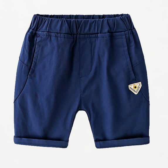 Xijirk Toddler Boys Loose Fit Shorts Elastic Waist Comfort Breathable Casual Pants for Outdoor Everyday Wear,6-7 Years