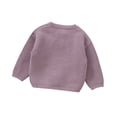 thumbnail image 1 of Xijirk Toddler Crew Neck Knit Sweater Cute Bunny Embroidery Pom Pom Long Sleeve Pullover for Casual Daily Wear,2-3 Years, 1 of 8