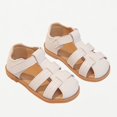 thumbnail image 1 of Xijirk Toddler Girls Closed-Toe Sandals Soft Sole Hook & Loop Closure Shoes for Summer Beach & Outdoor Wear,3.5-4 Years, 1 of 8