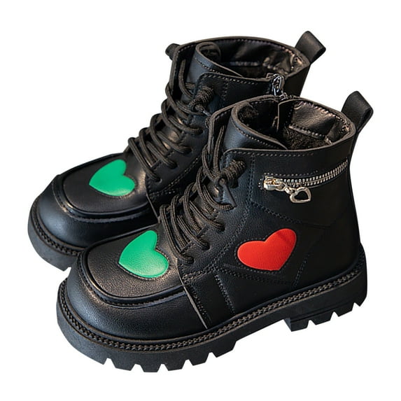 Xijirk Toddler Girls Combat Boots,Girls Mesh Lace Shoes Mesh Lace Boots Non Breathable Boots,Size 2