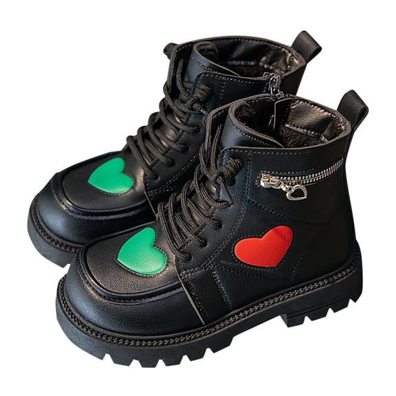 Xijirk Toddler Girls Combat Boots,Girls Mesh Lace Shoes Mesh Lace Boots Non Breathable Boots,Size 2