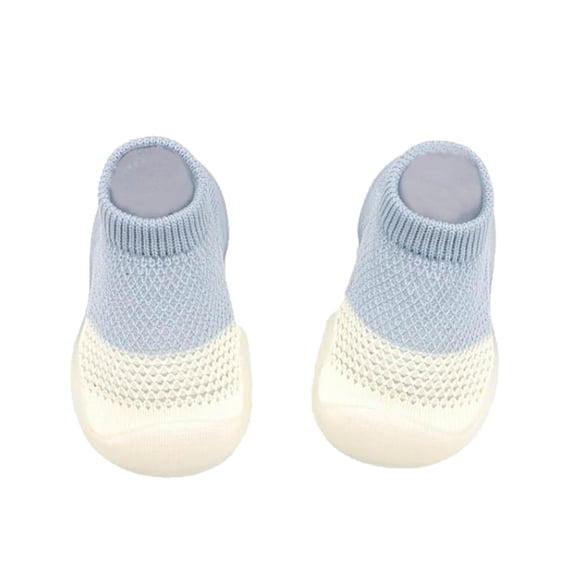 Xijirk Toddler Indoor Shoes Elastic Mesh Breathable Soft Lightweight Footwear Unisex Baby s Shoes For Home Casual Wear,Army Green,6-12 Months