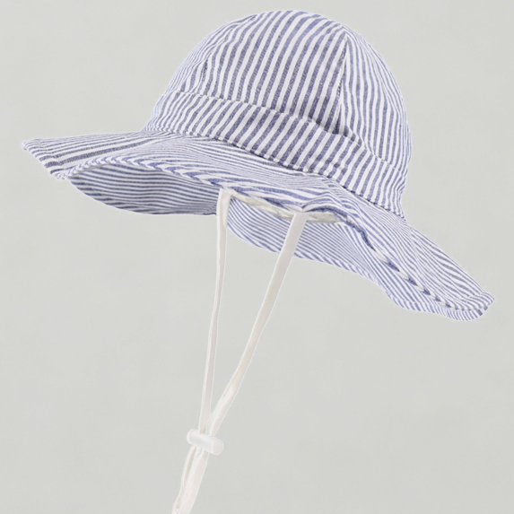 Xijirk Toddler UPF 50+ Sun Bucket Hat, Kids Breathable Wide Brim Beach Cap for Boys Girls Outdoor Play,48