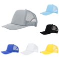thumbnail image 1 of Xijirk Unisex Front Block Back Net Headwear Curved Brim Structure Open Rear Layout for Road Travels Outdoor Outings Everyday Head Shield,Grey,M, 1 of 3