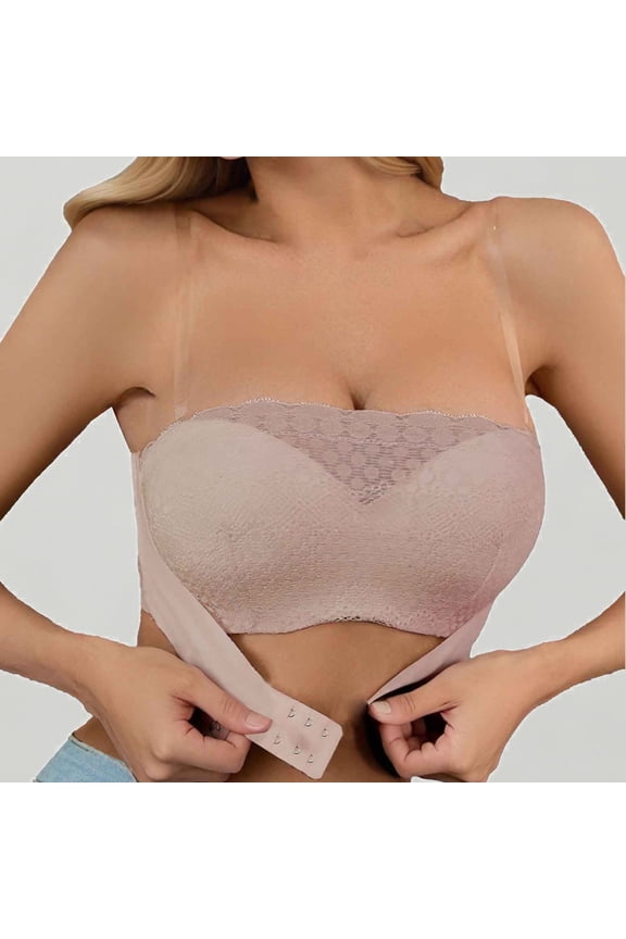 Xijirk Women Lace Bra Adjustable Front Closure Comfort All Season Wear,70B