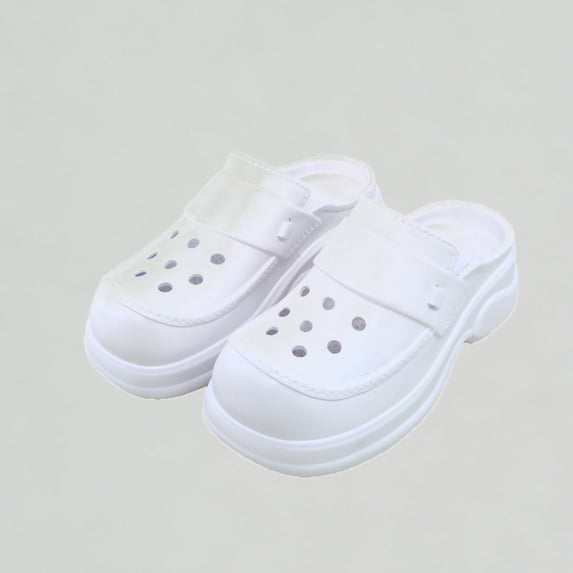 Xijirk Women Men Clogs Breathable Ventilated Thick Sole Casual Sandals Lightweight Footwear for Daily Wear,6.5