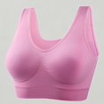 thumbnail image 1 of Xijirk Women Plus Size Sports Bra Thin Wireless Non Binding Yoga Workout Underwear,L, 1 of 3