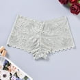 thumbnail image 1 of Xijirk Women's Floral Lace Boyshort Panties Scalloped Edge Comfort Everyday Underwear,S, 1 of 4
