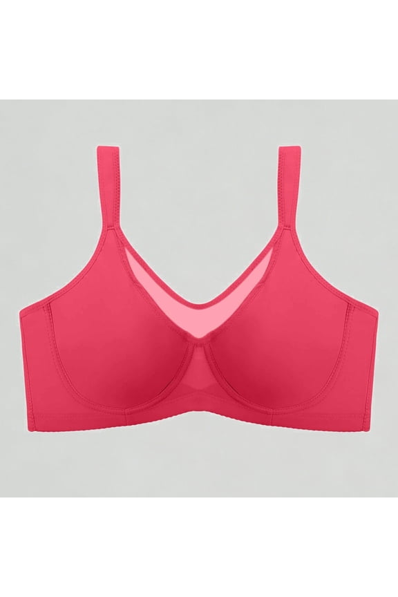 Xijirk Women's Full Figure Seamless Underwire T-Shirt Bra Push-Up Support Comfortable Everyday Bra,36E