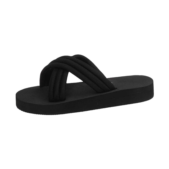 Xijirk Women's Padded Strap Slide Sandals Comfortable Open-Toe Slippers for Summer & Beach Wear,6