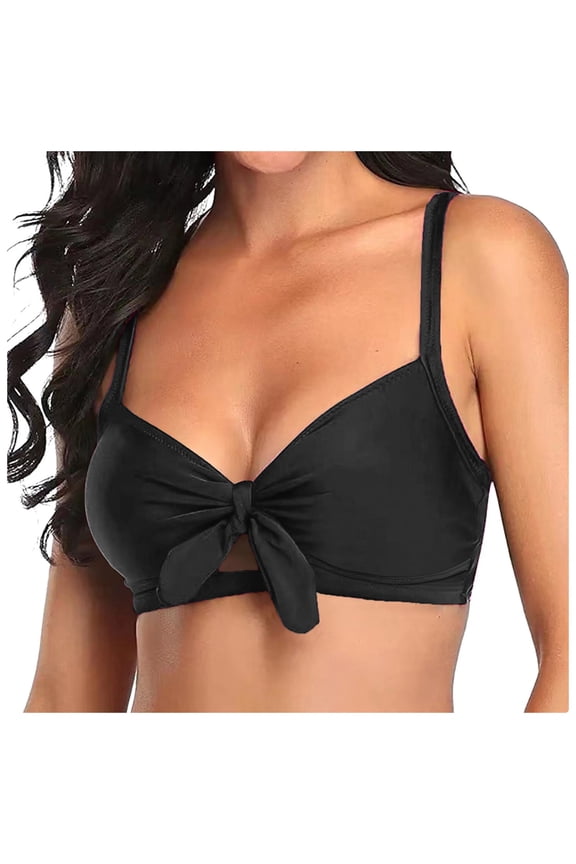 Womens Bikini Set Push Up Design with Adjustable High Cut Brazilian Style Two Piece Swimsuit for Beach Pool Activities,Black,L