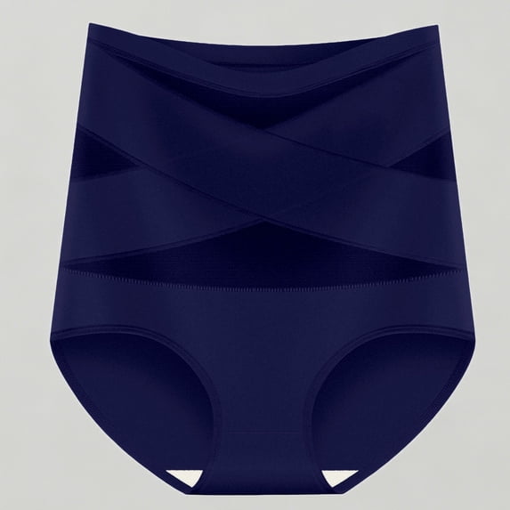 Xijirk Womens Underwear High Waist Seamless Smooth Fit Briefs Breathable Comfort Daily Underwear,L