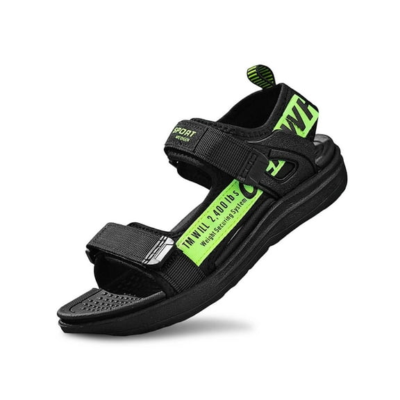 Xijirk Youth Summer Sandals (4-12Y): Breathable Open-Toe w/ Cushioned Footbed | Solid Color Casual Shoes for Everyday Play,Size 10.5-11 Years