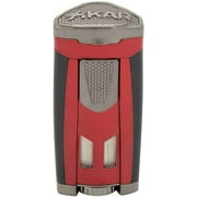 Xikar HP3 Inline Triple Flame Cigar Lighter, Daytona Red