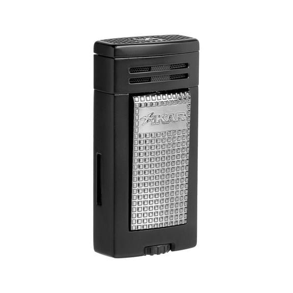 Xikar Ion Double-Jet Flame Cigar Lighter, Lifetime Warranty, Black