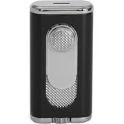 Xikar Verano Flat Flame Cigar Lighter, Black