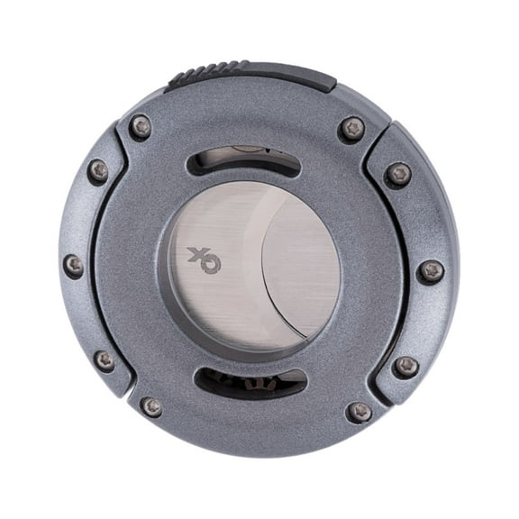 Xikar XO Double Guillotine Cutter, Dual Stainless Steel Blades, Gunmetal