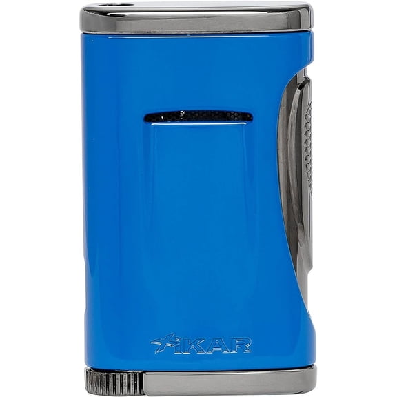 Xikar Xidris Single Jet Flame Lighter, Cobalt Blue