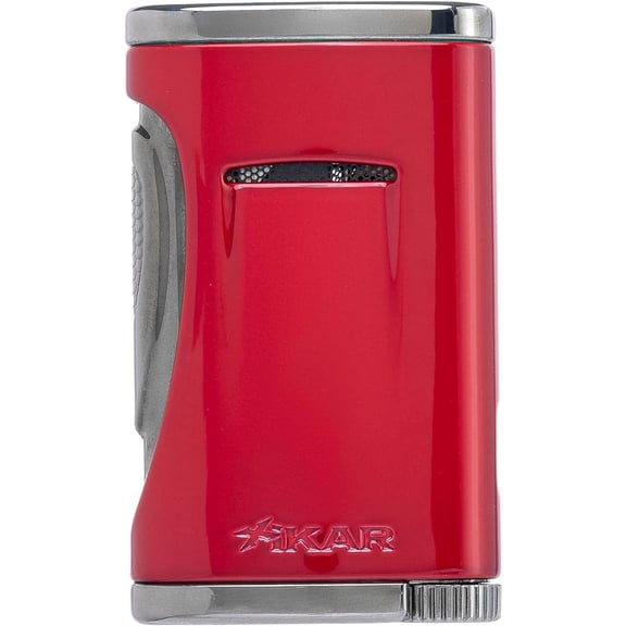 Xikar Xidris Single Jet Flame Lighter, Daytona Red