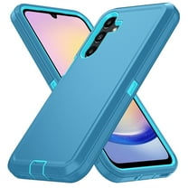 Xilaimi Compatible For Galaxy A 15 5G Phone Case: Samsung Galaxy A15 5G 3 in 1 Full Body Shockproof, Heavy Duty Protection for A15 5G, Teal