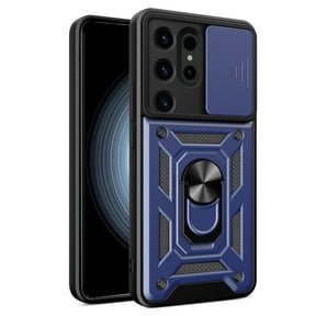 Xilaimitoo for Galaxy S24 Ultra 5G Case, Samsung S 24 Ultra 5G Case with Slide Camera Cover, Full Body Military-Grade Phone Case with Upgrade Kickstand for S24 Ultra 5G, Blue