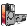 thumbnail image 1 of Xilaimitoo for Samsung Galaxy S21 Case, S21 Case with Slide Camera Cover, Military-Grade Phone Case with Upgrade Kickstand for Samsung S21, Silver, 1 of 8
