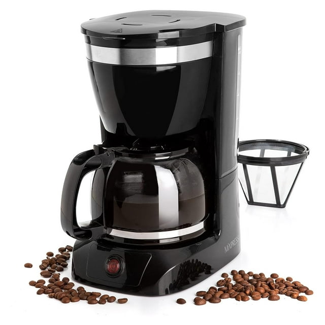 XilhXLy 10Cup Drip Coffee Maker, Coffee Pot Machine Including Reusable