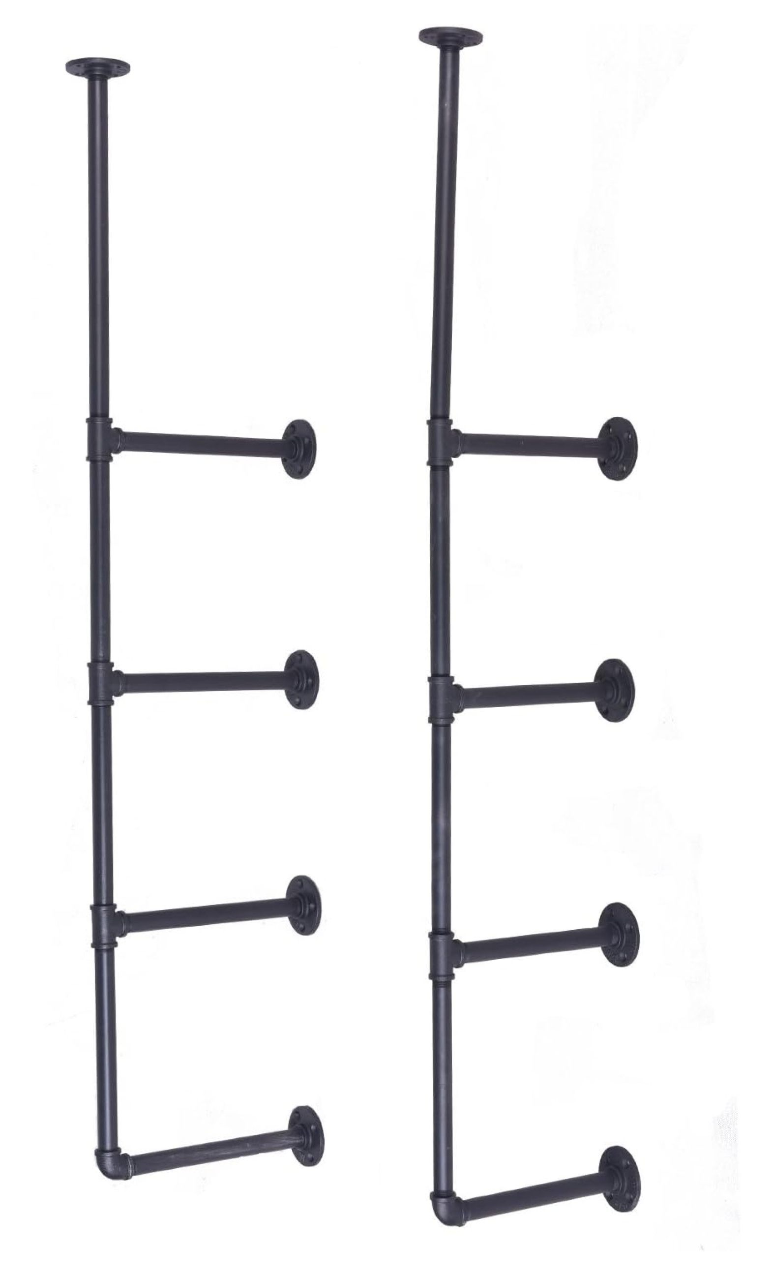 XilhXLy Industrial French Country Decorative Pipe Wooden Wall