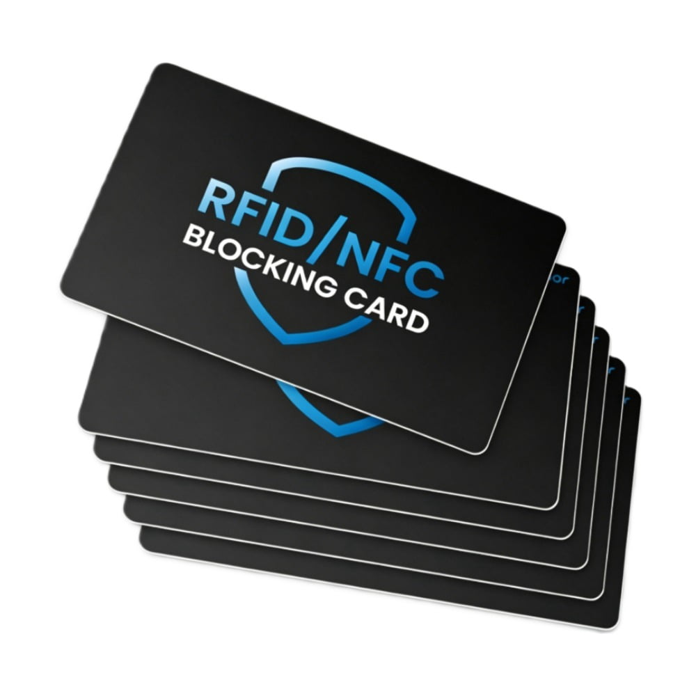 Xils RFID Blocking Card 6 Pack, Bank Debit Credit Card Protector, Anti ...