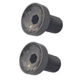 thumbnail image 1 of Xim 2Pcs Bicycle Bottom Bracket M12 Crankset Screw Road Bike Crankset Crank Arm Fixing Bolts Bike Screws Black, 1 of 6