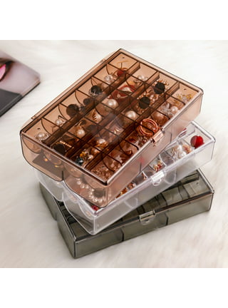 Beads Storage Box Desktop Jewelry Transparent Drawer Sub - Temu